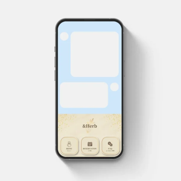 &Herb様のLINE公式を制作させていただきました
