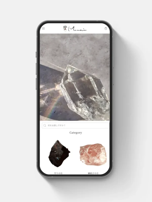 MamoriaさまのBASEショップを制作させていただきました